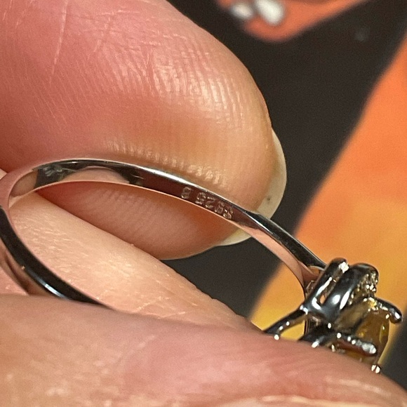 Yellow Garnet ring - Picture 5 of 7